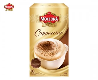 Moccona 摩可纳 经典卡布奇诺三合一速溶咖啡 10条/盒 150克